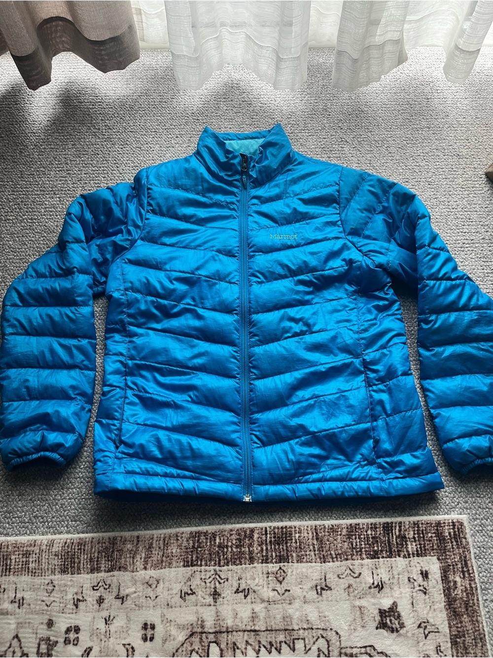 Ladies Marmot Puffer Coat Sz Lg
